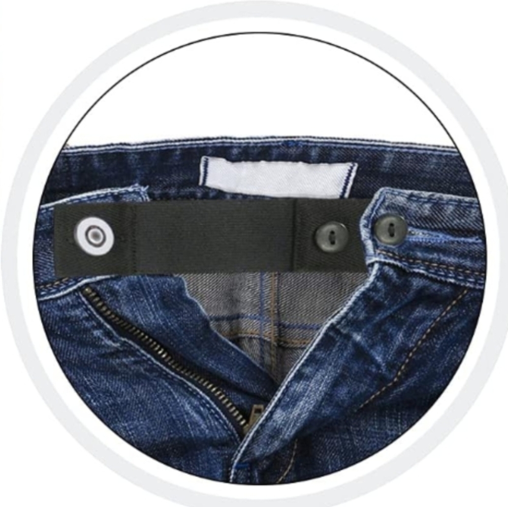 6 Maternity Pant Extenders New Black & White - Picture 5 of 5